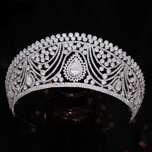 Coroa Tiara "Afrânia" Para Noivas e Debutantes